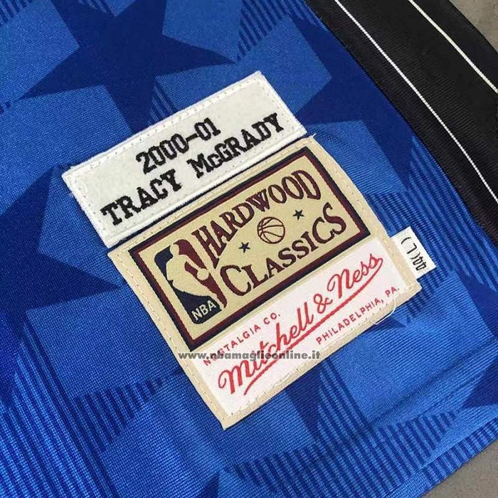 Maglia Orlando Magic Tracy McGrady #1 Mitchell & Ness 2000-01 Blu